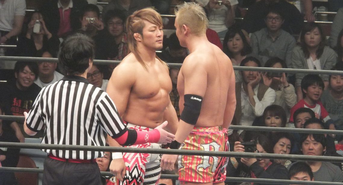 NJPW Tanahashi vs Okada