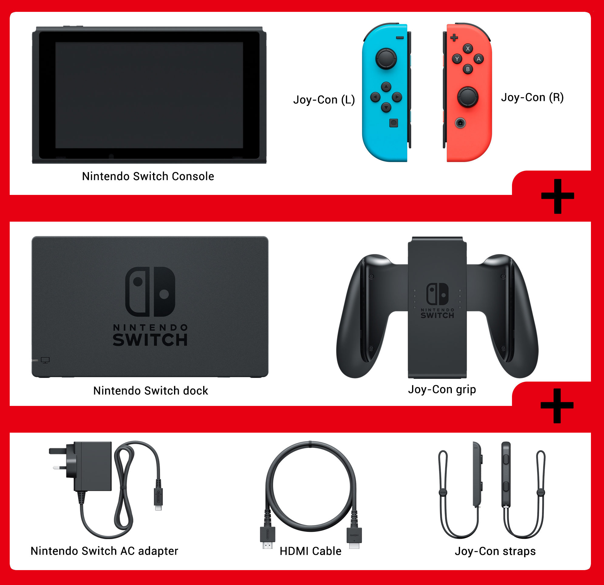 Contenido caja Nintendo Switch