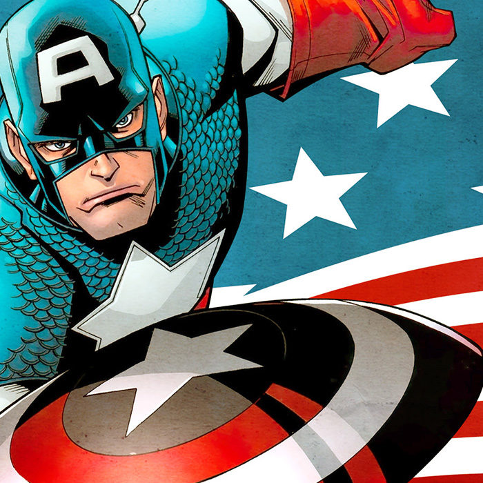 Capitán América, uno de los súper héroes más emblemáticos