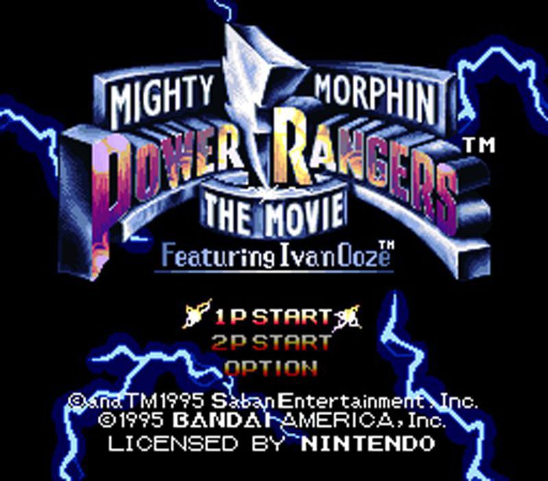 Power Rangers the Movie SNES 01