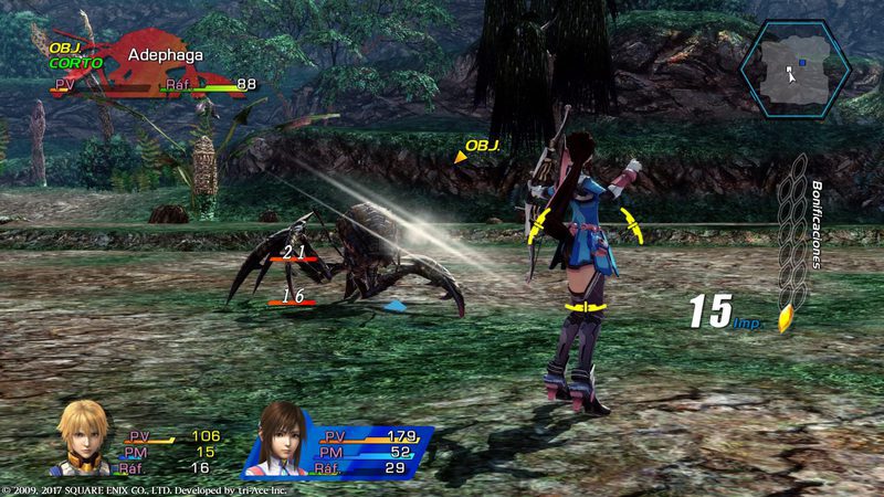 Combate en Star Ocean