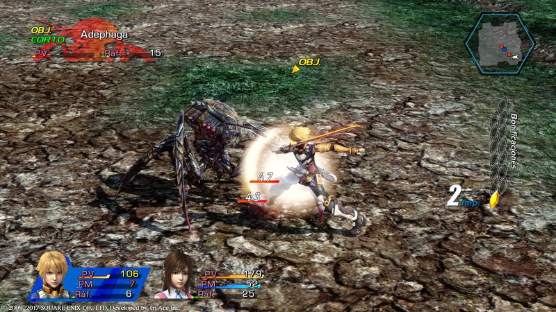 Más combate en Star Ocean