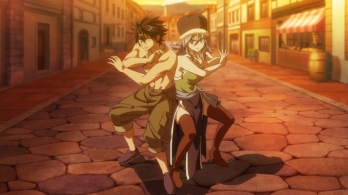 gray y juvia, protagonistas de 'fairy tail'