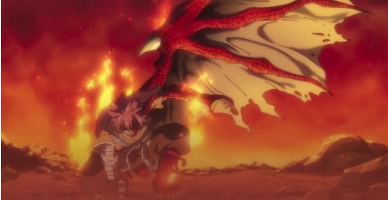 natsu dragonificado en 'fairy tail: dragon cry'