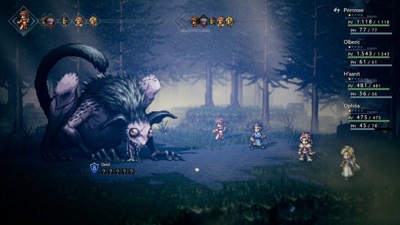Análisis de Octopath Traveler 1