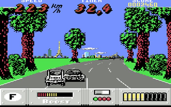 Out Run Europa C64 01
