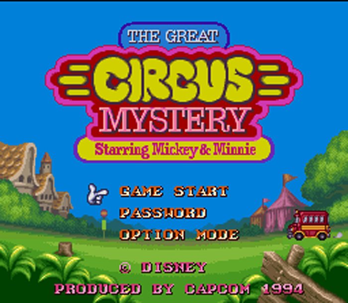 Great Circus Mystery SNES 01