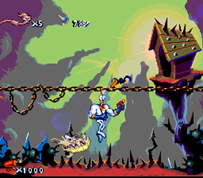 Earthworm Jim SNES 01