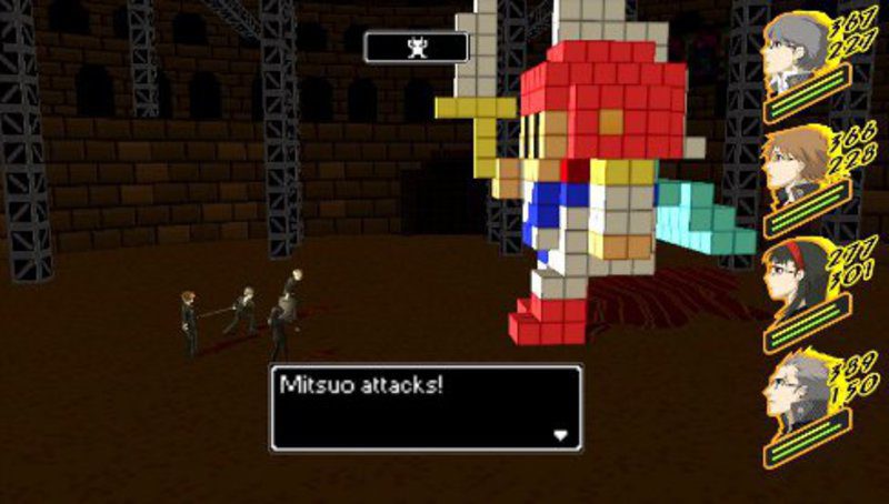 Combate en Persona 4 Golden