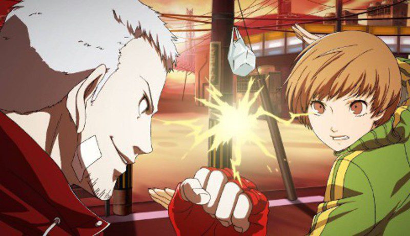 Akihiko Sanada y Chie Satonaka de Persona 4 Arena