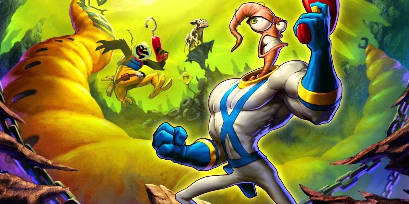 RETRO 'Earthworm Jim', recordamos a la lombriz más saltarina del mundo ahora que regresa con Mega Drive Mini