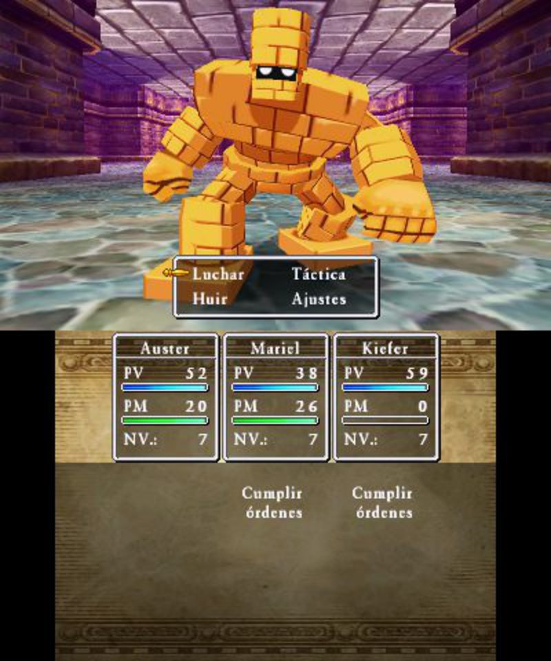 Dragon Quest VII combate