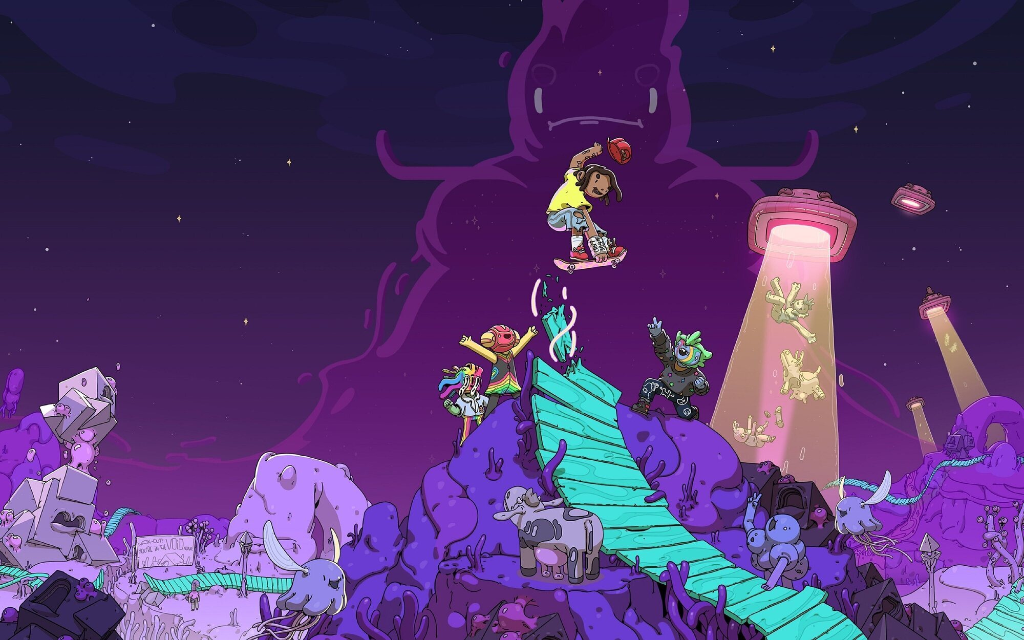 Impresiones de 'Void Riders', DLC de alienígenas de 'OlliOlli World'