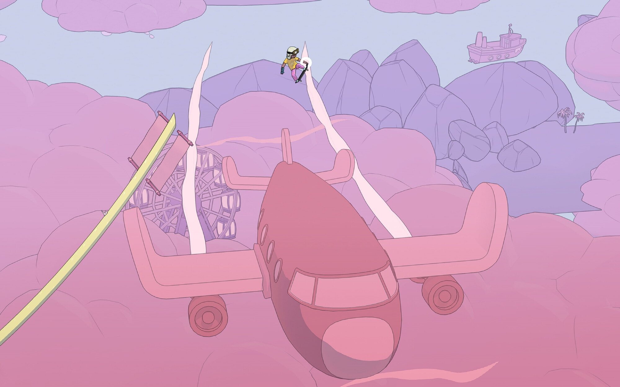 Impresiones de 'Finding the Flowzone', DLC en el cielo de 'OlliOlli World'