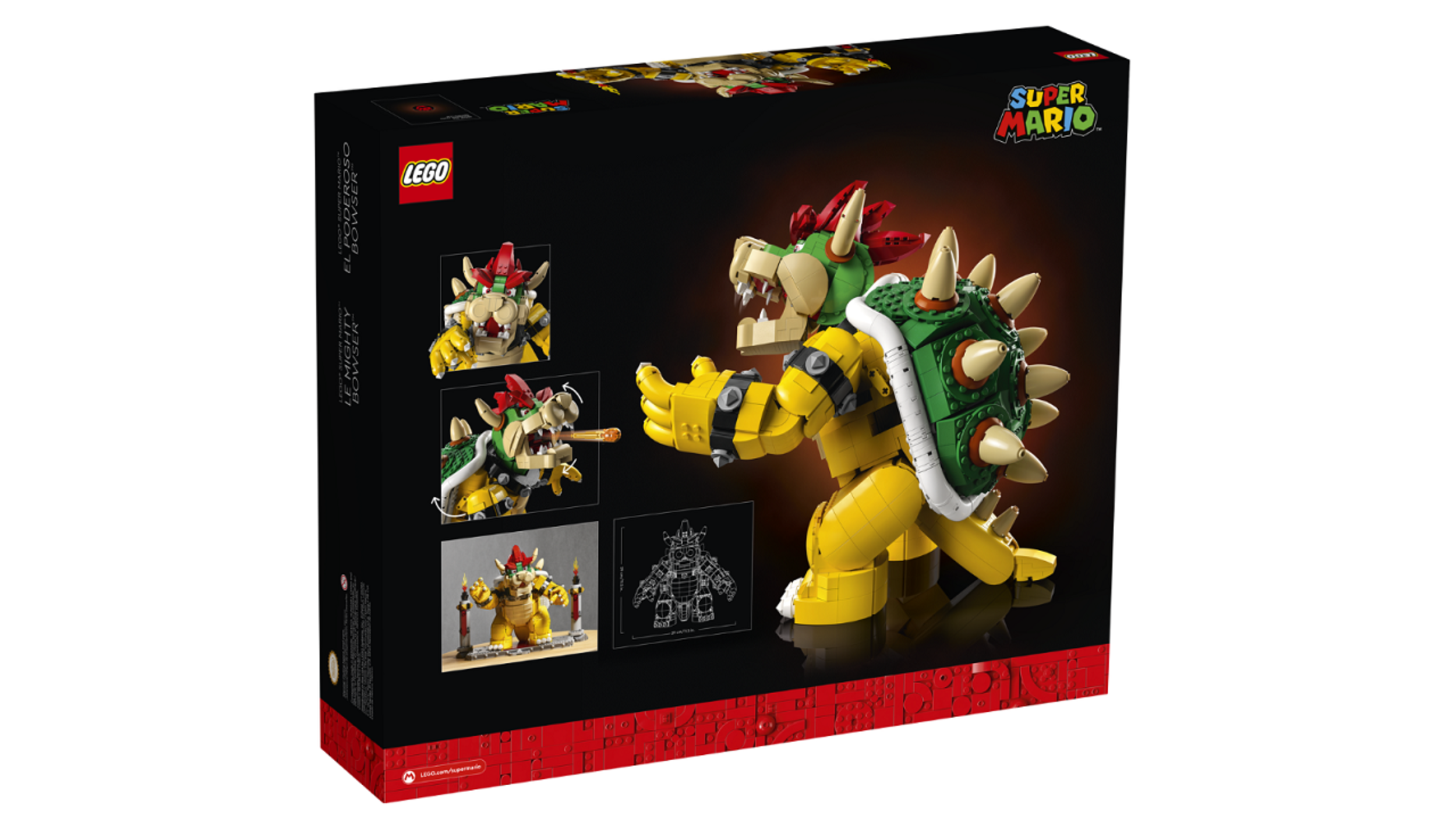 Bowser tendrá muchos movimientos en este nuevo set de 'LEGO Mario'