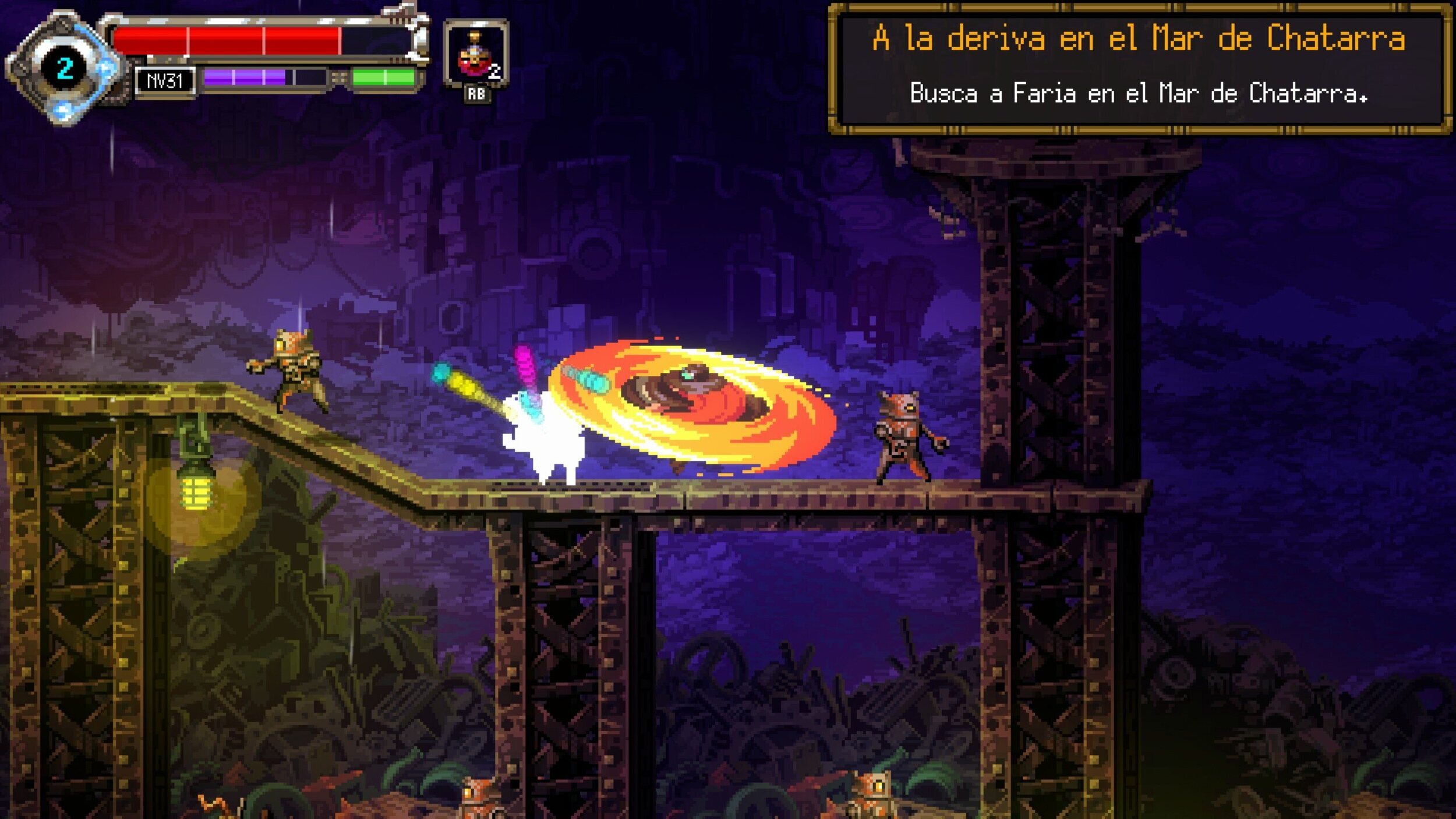 Aletheia combate como una verdadera bestia, tanto que rara vez un enfrentamiento se convierte en un desafío.