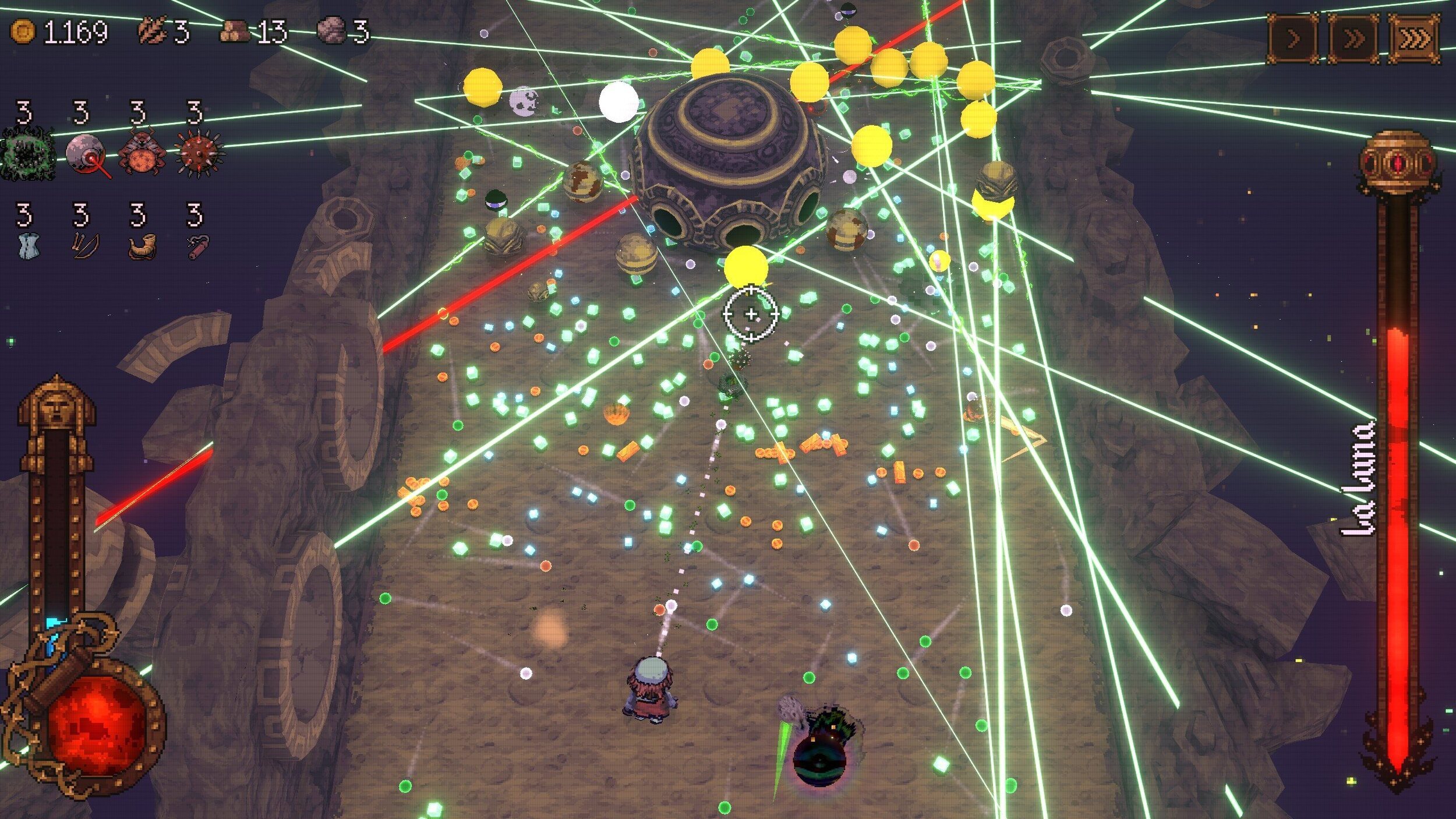 La variedad de héroes y cómo cambian las reglas del juego es un punto fuerte de 'BALL x PIT'.