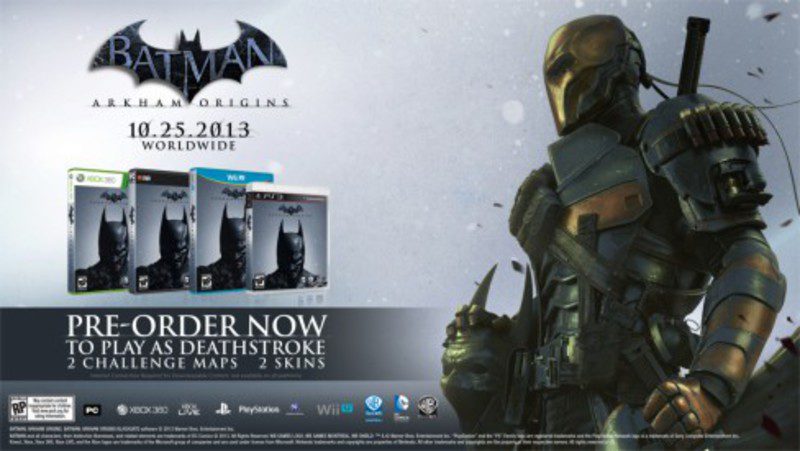 Batman: Arkham Origins preorder