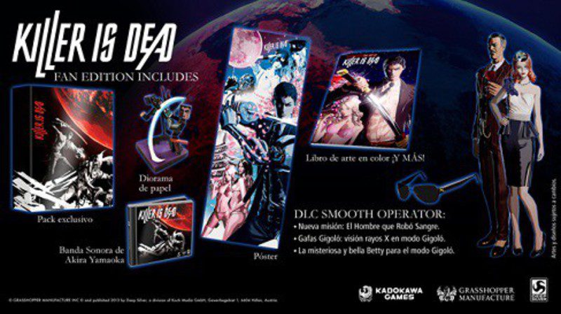 'Killer is Dead' detalla los contenidos de sus ediciones especiales