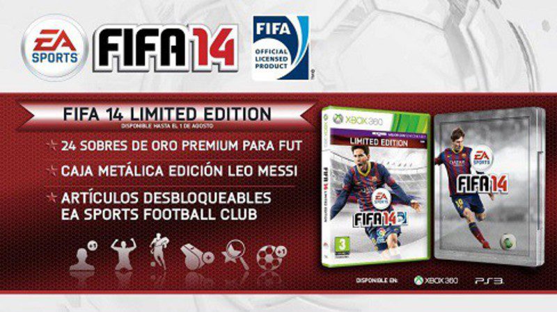 'FIFA 14' contará también con Leo Messi en la edición limitada