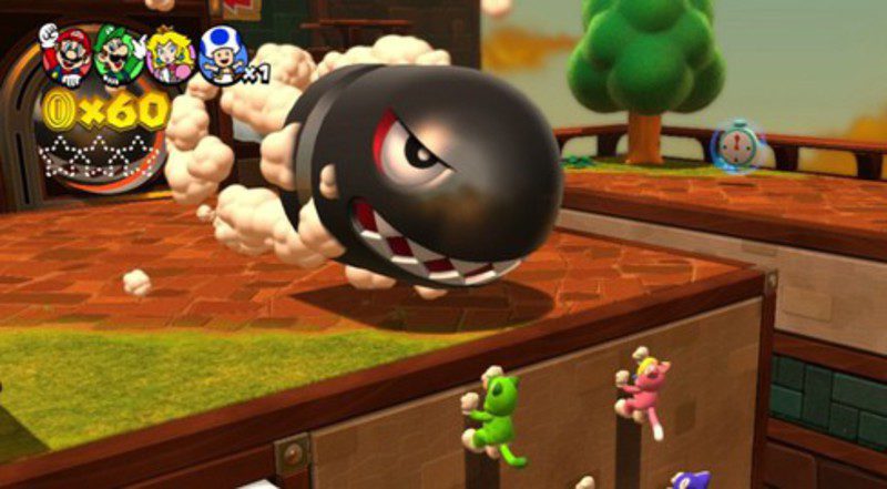 imagen ingame de 'Super Mario 3D World'