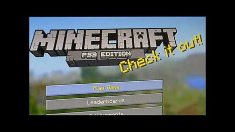 Minecraft parche PS3
