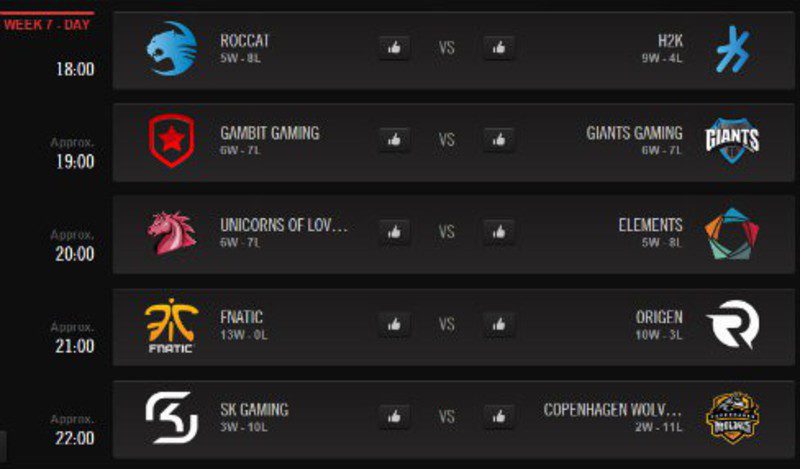 [eSport] Origen vuelve a jugar esta noche contra Fnatic