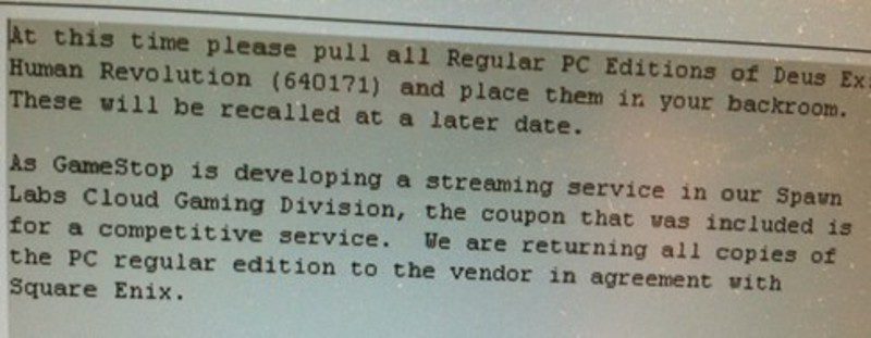 Retirada Deus Ex: Human Revolution