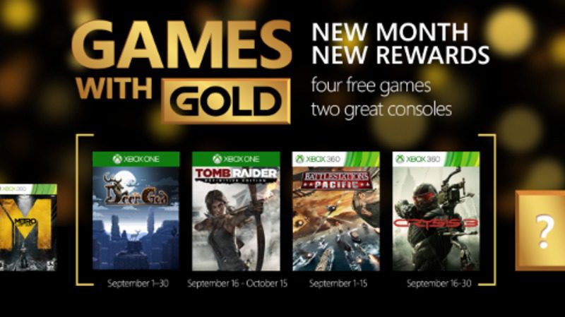 Desvelados los juegos de Games With Gold de septiembre de 2015