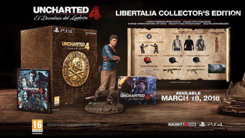 Uncharted 4 Ediciones especiales