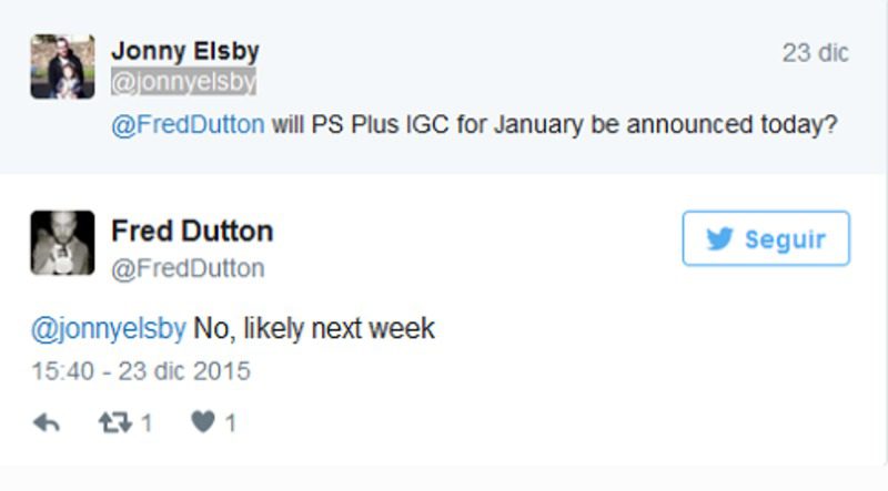 PlayStation Plus enero 2016