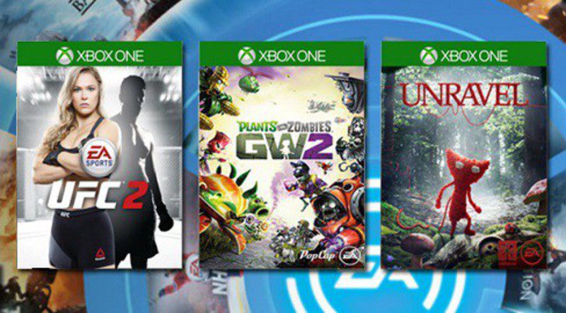 EA Access Unravel, UFC 2, Garden Warfare 2