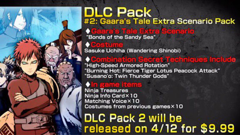 Bandai Namco ya tiene fecha para el segundo DLC de 'Naruto Shippuden: Ultimate Ninja Storm 4'