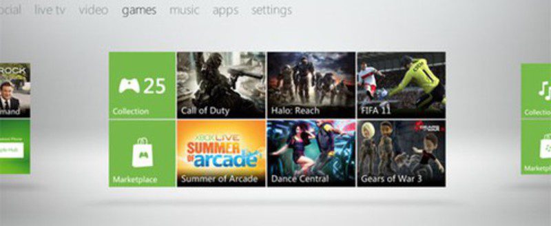 Xbox 360 Dashboard Twist Control