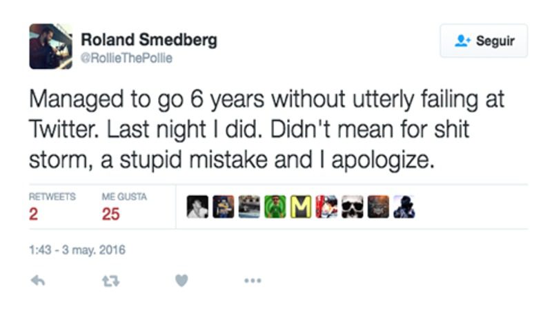  Tweet Roland Smedberg