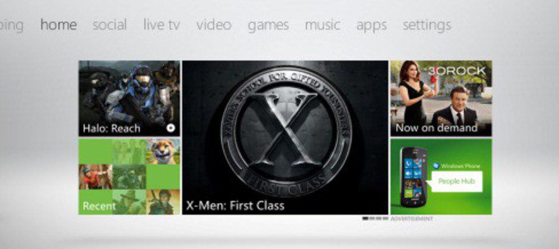 Dashboard Xbox 360