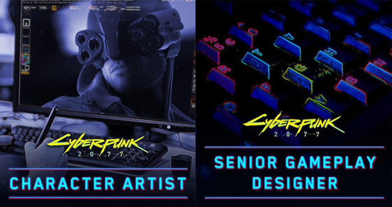 Anuncios de trabajo de 'Cyberpunk 2077'