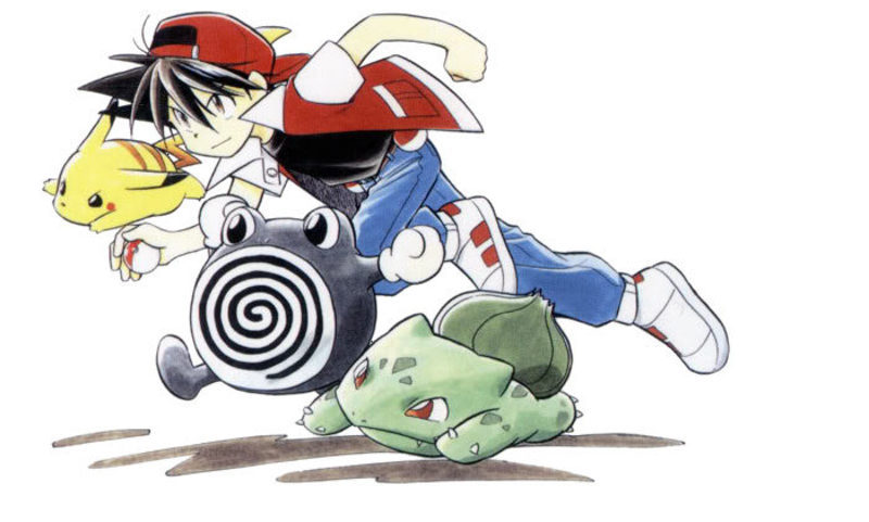 Pokémon manga firmas Salón