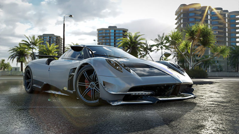 Imagen del Pagani Huayra BC incluido en el pack 