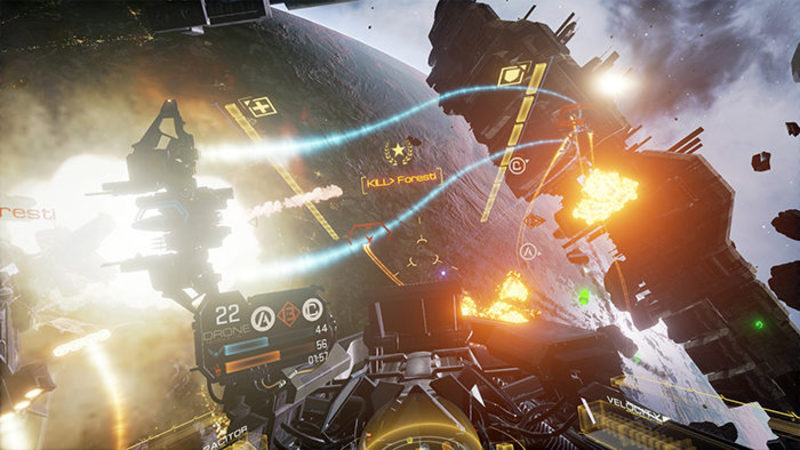 Imagen promocional de 'EVE: Valkyrie'