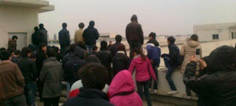 Trabajadores indignados