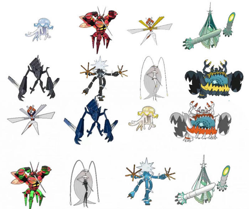 Ultraentes Pokémon Sol y Luna