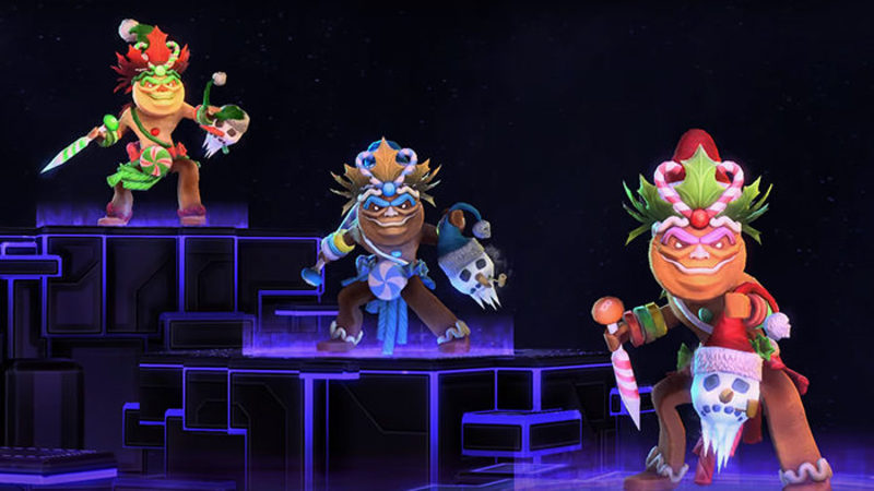 Skins navideñas de Nazeebo