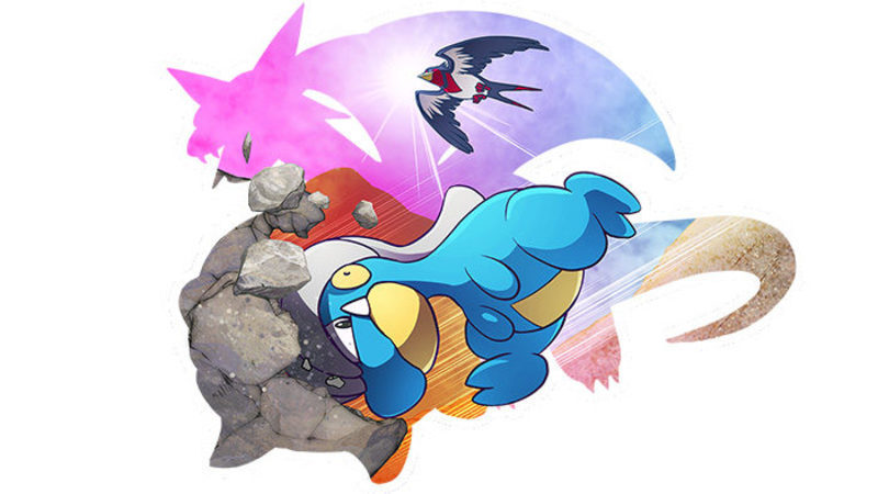 Bagon frustrado por no poder volar