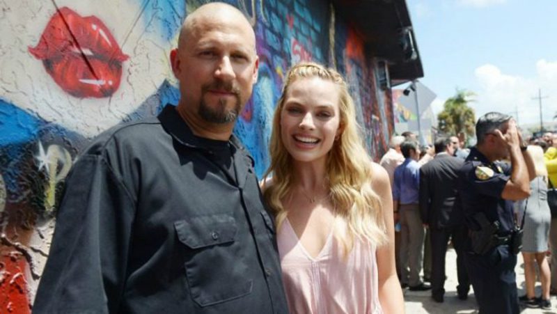 David Ayer y Margot Robbie