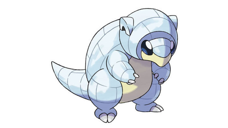 Sandshrew forma Alola Pokémon Luna Sol