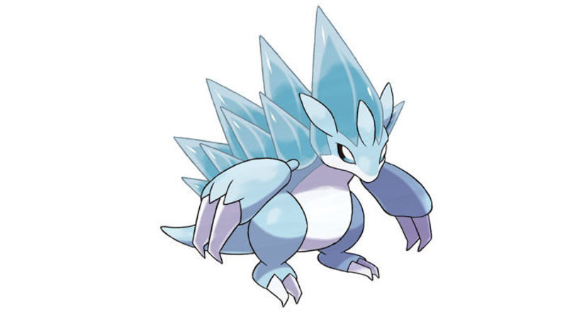 Sandslash Forma Alola Pokémon Luna Sol