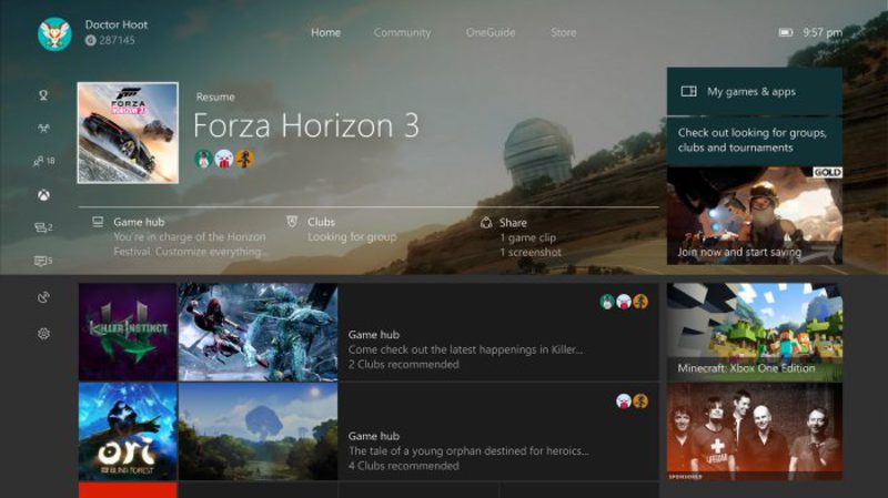 Xbox One Actualización