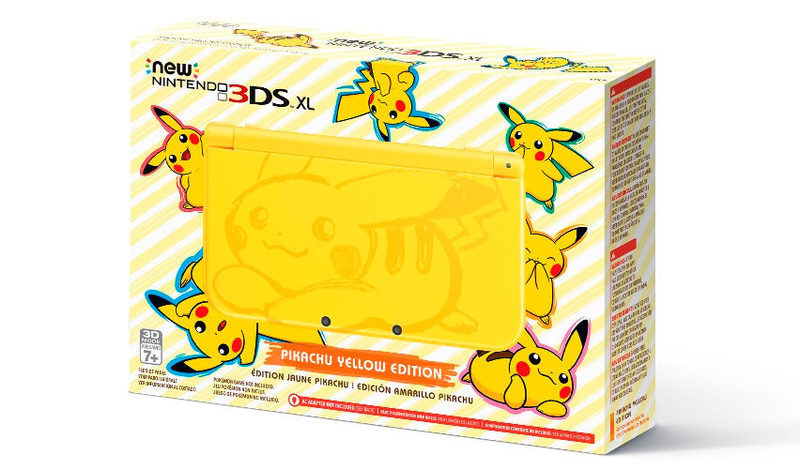New Nintendo 3DS XL Edición Amarillo Pikachu