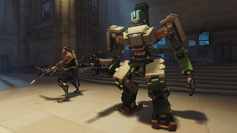 Bastion y Hanzo de 'Overwatch'